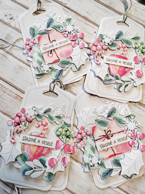 Visačky Sugar and Spice - 11 x 6,5 cm