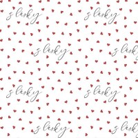 Balicí papír 42 x 60 cm - 100 g/m2 - Z lásky - 1 arch