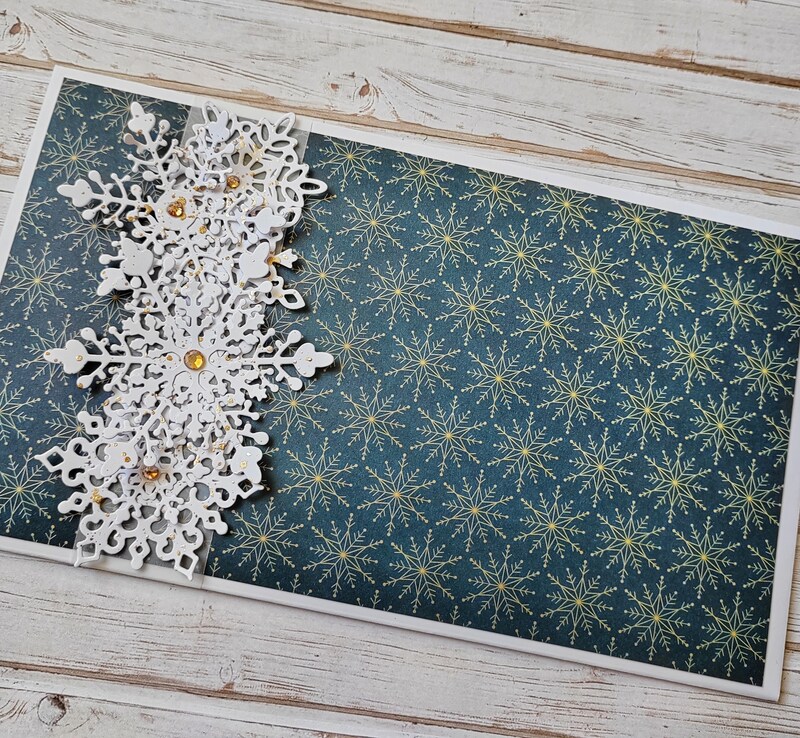 Dárková obálka - Vločky