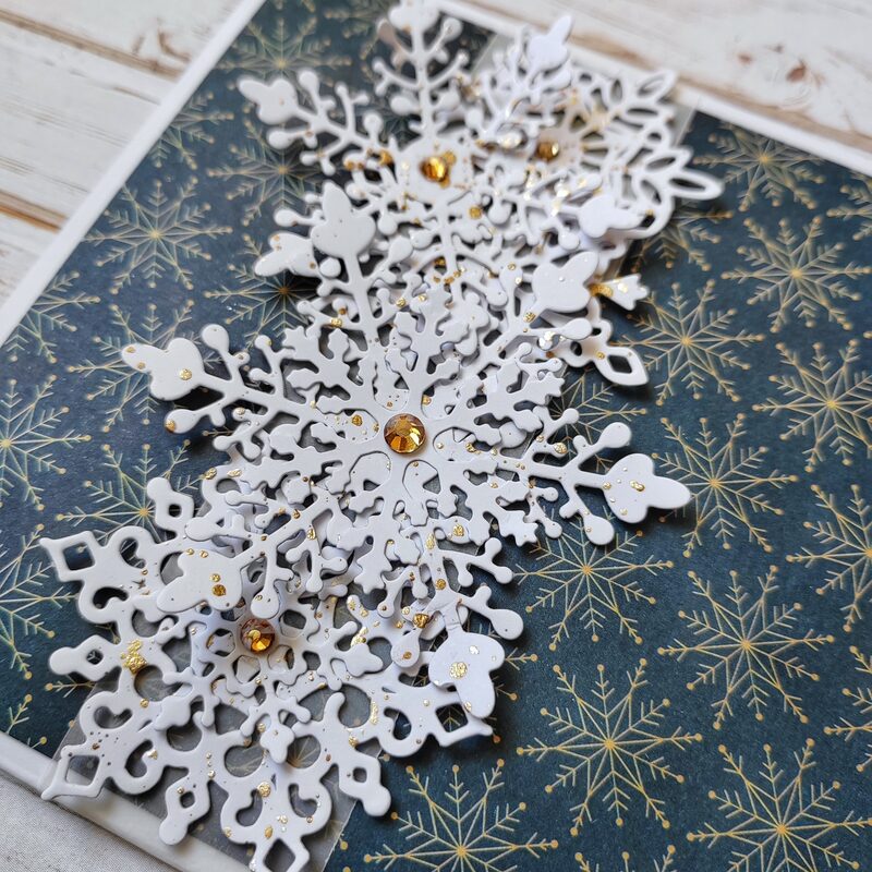 Dárková obálka - Vločky