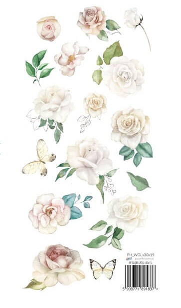 Oboustranně potištěný papír s lístky PAPER HEAVEN 12x6" - Deep in the forest - 1 ks