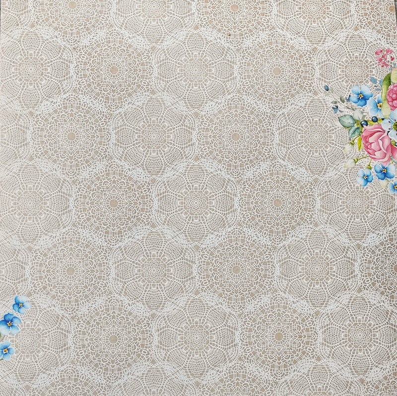 Sada oboustranně potištěných papírů PAPER HEAVEN 12x12" - Berry Hunt - sada 12 listů