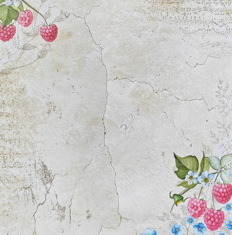 Sada oboustranně potištěných papírů PAPER HEAVEN 12x12" - Berry Hunt - sada 12 listů