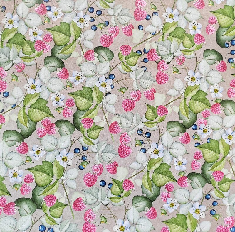 Sada oboustranně potištěných papírů PAPER HEAVEN 12x12" - Berry Hunt - sada 12 listů