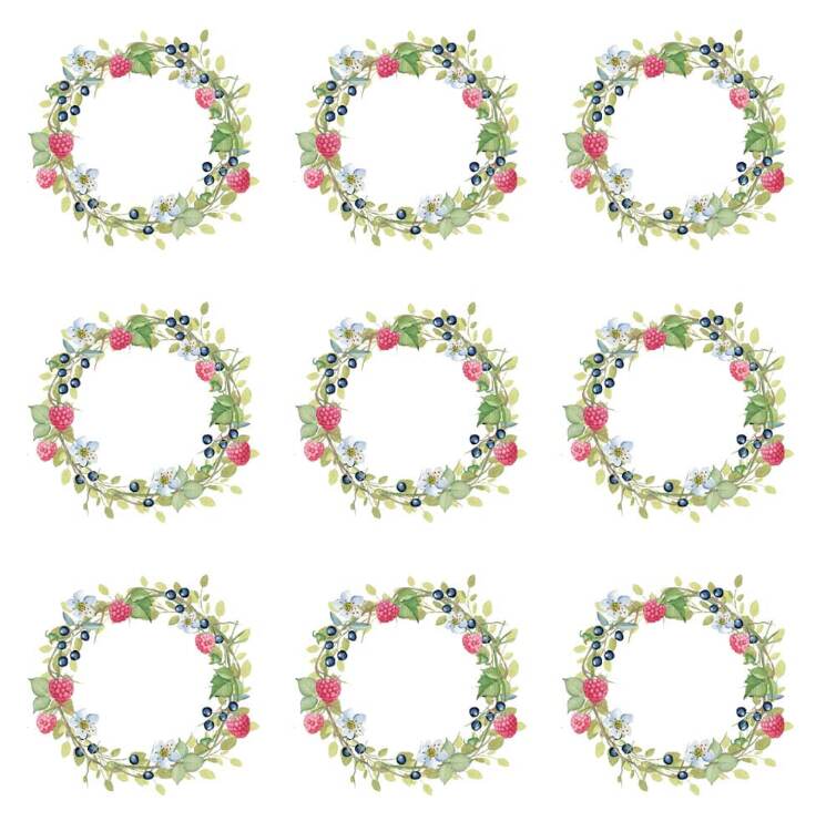 Sada oboustranně potištěných papírů PAPER HEAVEN 12x12" - Berry Hunt - sada 12 listů