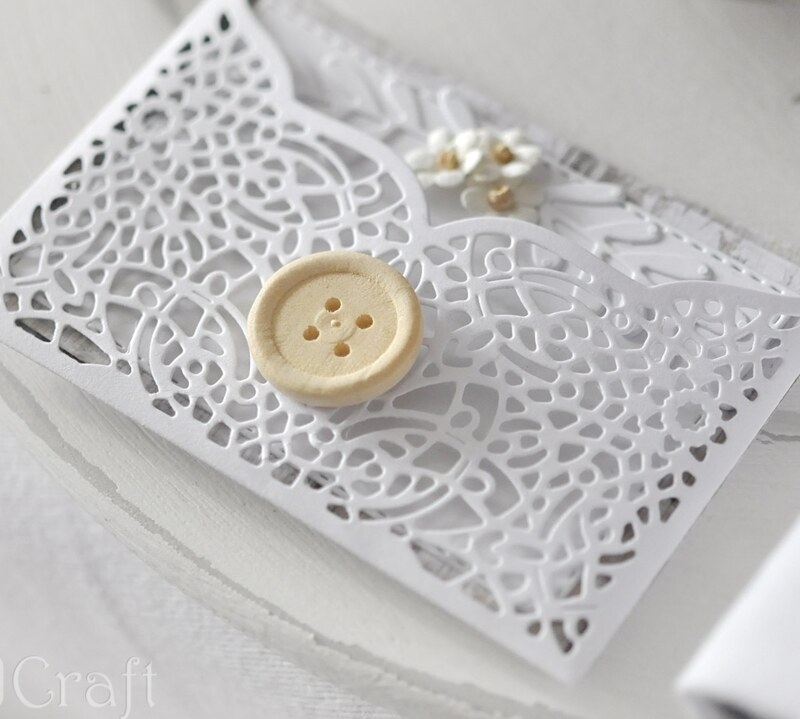 Vyřezávací šablony dpCraft - krajkové pouzdro - sada 5 ks