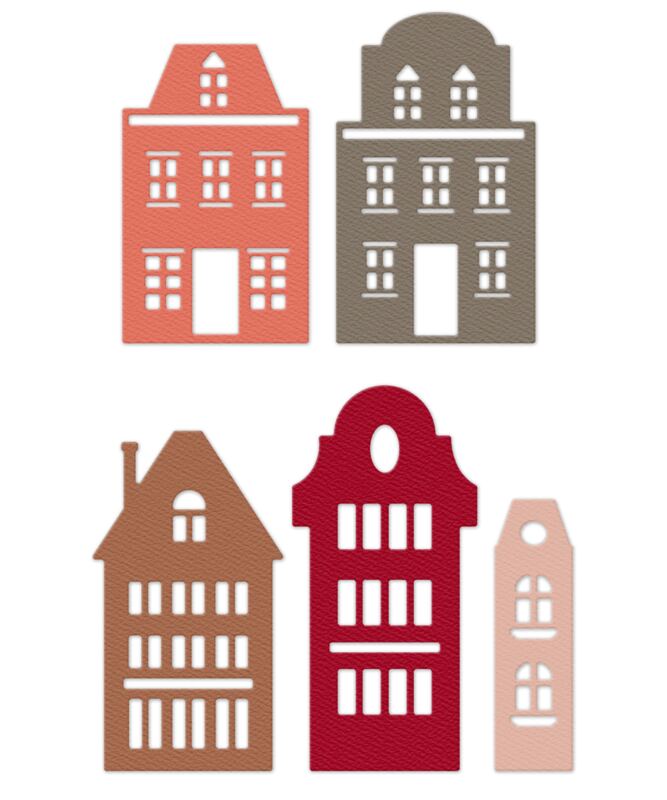 Vyřezávací šablony dpCraft - domky