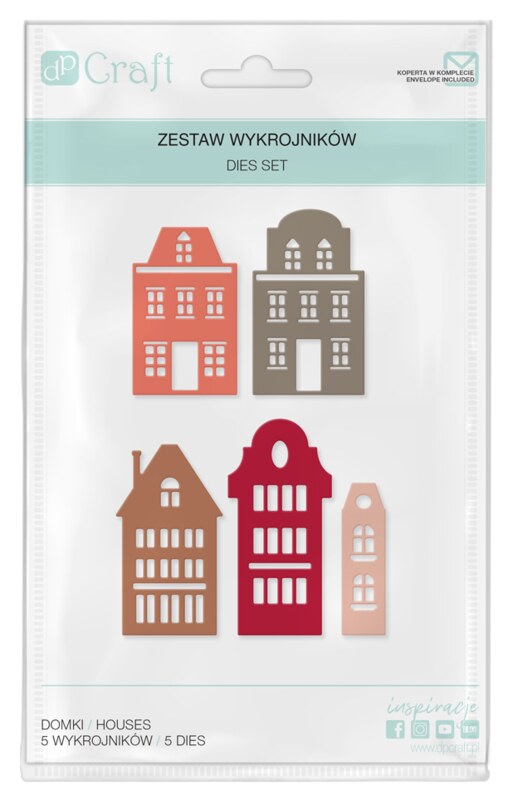 Vyřezávací šablony dpCraft - domky