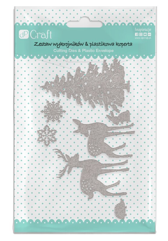 Vyřezávací šablony dpCraft - zimní les