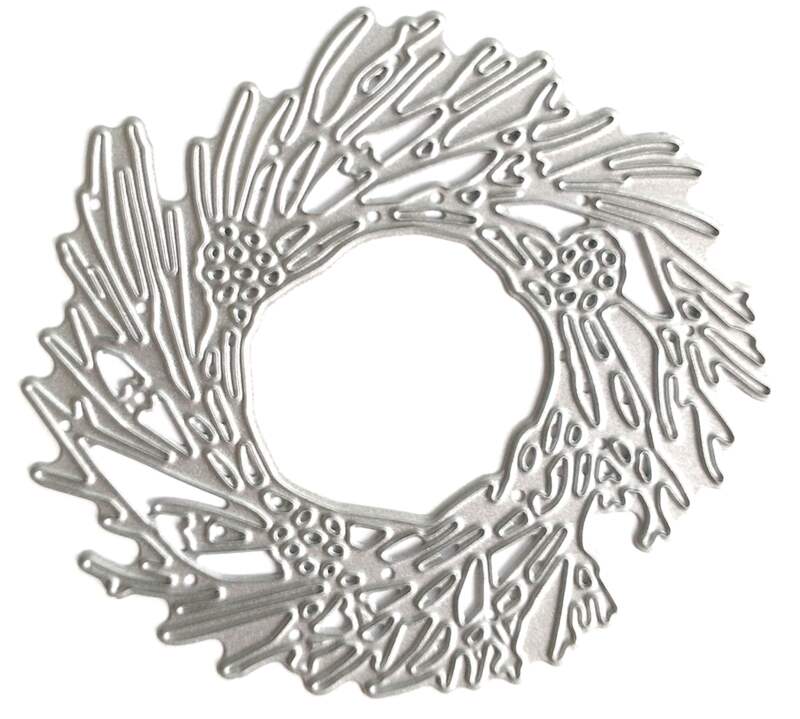 Vyřezávací šablony dpCraft - věneček z větviček - 1 ks