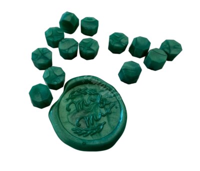 Pečetící vosk Artmagico - perleťově tyrkysový - balení 100 ks