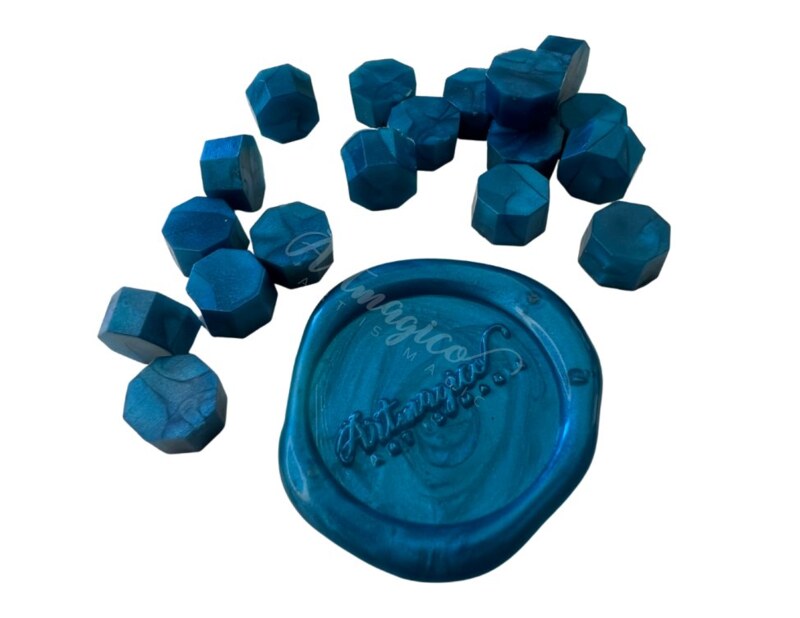 Pečetící vosk Artmagico - zářivě modrý