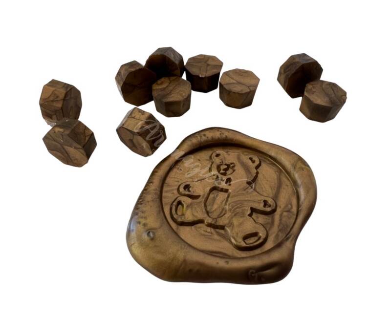 Pečetící vosk Artmagico - metalická mosaz