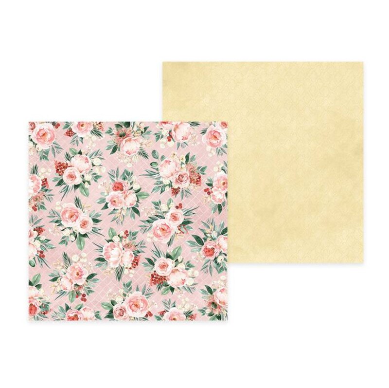 Sada scrapbookových oboustranně potištěných papírů P13 6x6" Flowerish - sada 24 listů