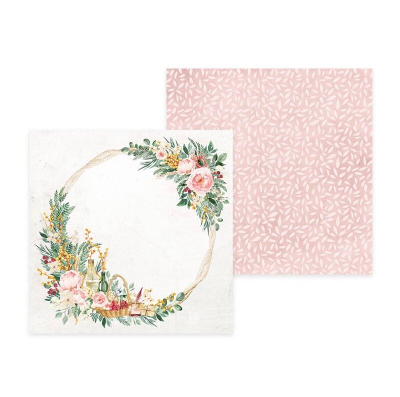 Sada scrapbookových oboustranně potištěných papírů P13 6x6" Flowerish - sada 24 listů