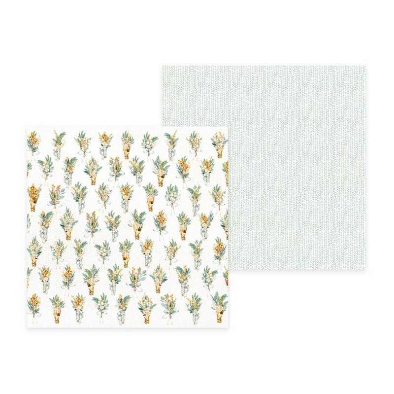 Sada scrapbookových oboustranně potištěných papírů P13 6x6" Flowerish - sada 24 listů