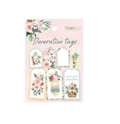 Papírové výseky P13 - Flowerish - sada 12 ks