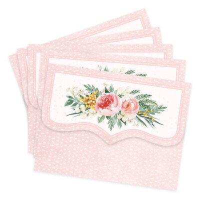 Mini obálky P13 - Flowerish - sada 5 ks