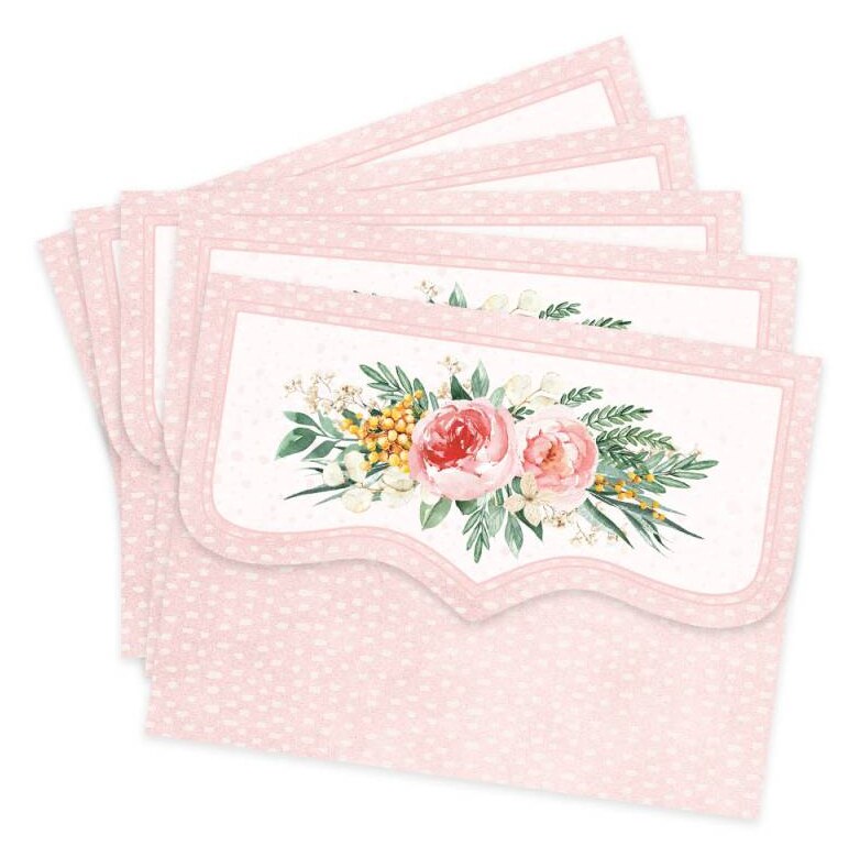 Mini obálky P13 - Flowerish - sada 5 ks