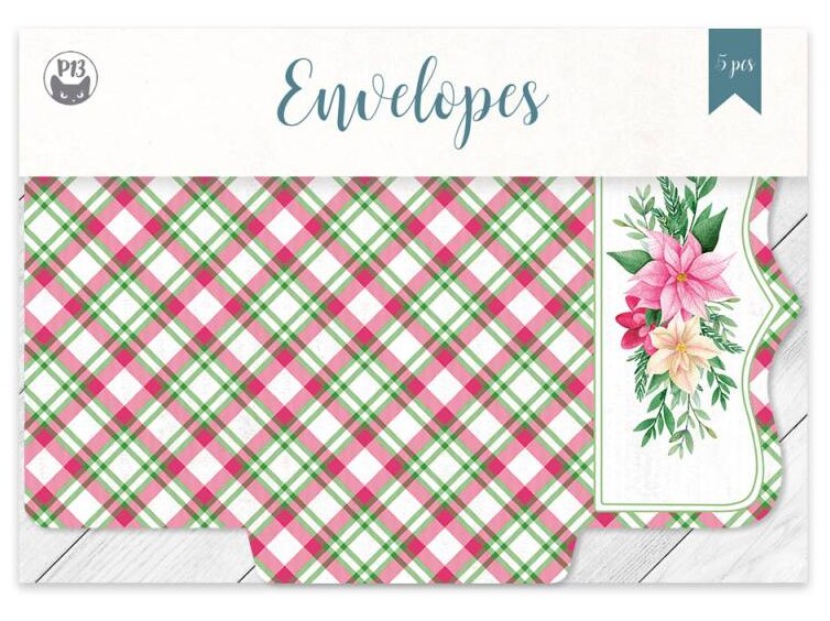 Mini obálky P13 - Santa´s workshop - sada 5 ks