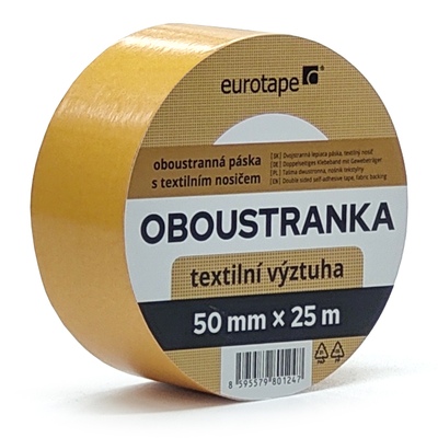 Oboustranná páska textilní eurotape Oboustranná páska textilní eurotape