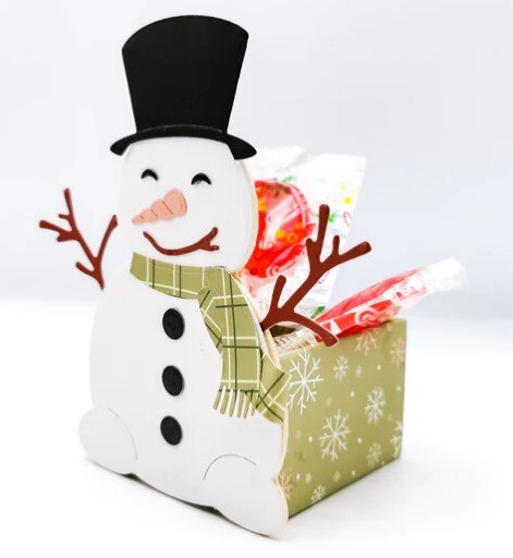 Vyřezávací šablony MODA SCRAP - Sněhulák - sada 14 ks