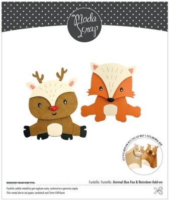 Vyřezávací šablony MODA SCRAP - Sob a liška - sada 15 ks