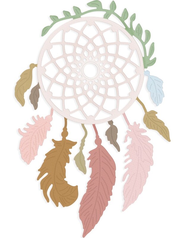 Vyřezávací šablona dpCraft - Lapač snů - 1 ks