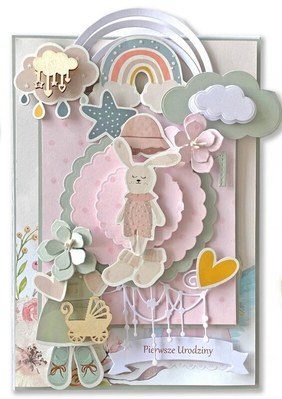 Vyřezávací šablona dpCraft - Ozdobný lapač snů - 1 ks