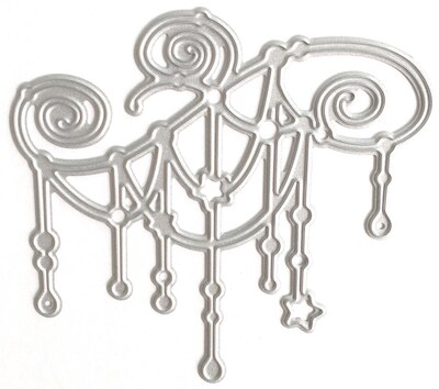 Vyřezávací šablona dpCraft - Ozdobný lapač snů - 1 ks