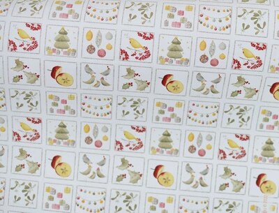 Vánoční balicí papír MANKAI A2 - Známky - 1 arch