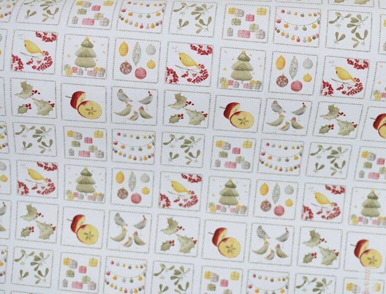 Vánoční balicí papír MANKAI A2 - Známky - 1 arch