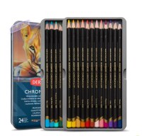 Pigmentové pastelky DERWENT Chromaflow 24 - sada 24 ks