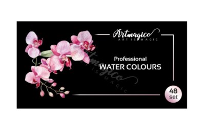 Profesionální akvarelové barvy ARTMAGICO 48 - sada 48 ks