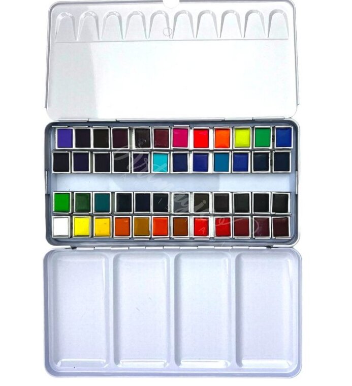 Profesionální akvarelové barvy ARTMAGICO 48 - sada 48 ks