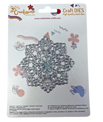 Vyřezávací šablona ARTMAGICO - vánoční mandala - 1 ks