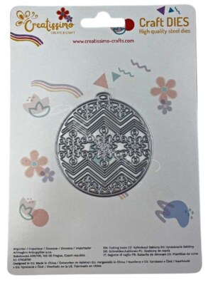 Vyřezávací šablona ARTMAGICO - baňka 1 - 1 ks