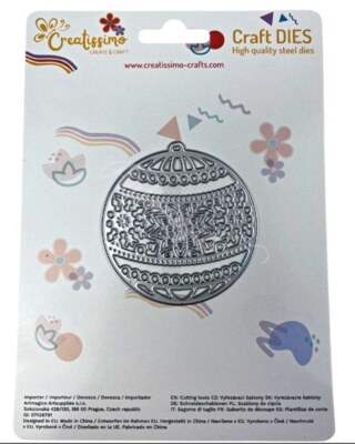 Vyřezávací šablona ARTMAGICO - baňka 2 - 1 ks