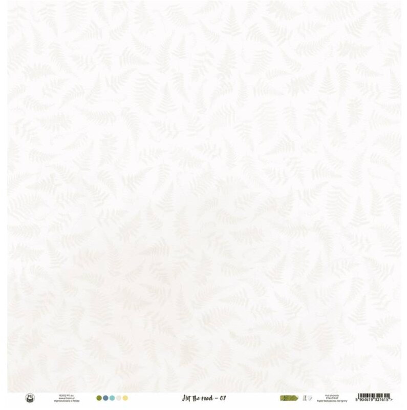 Potištěný papír 12x12" P13 HIT the Road 07