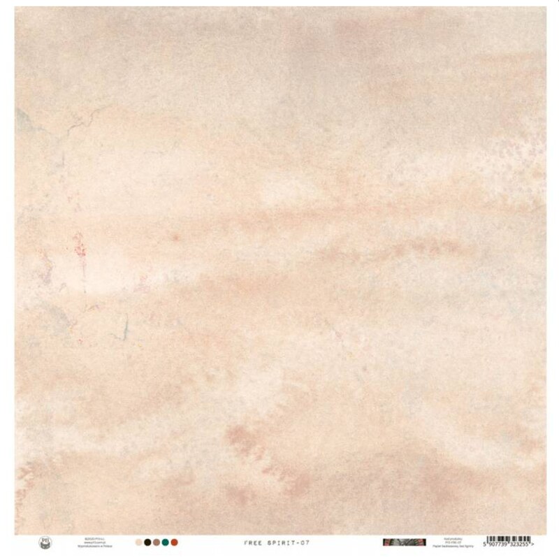 Potištěný papír 12x12" P13 Free Spirit 07 - 1 list
