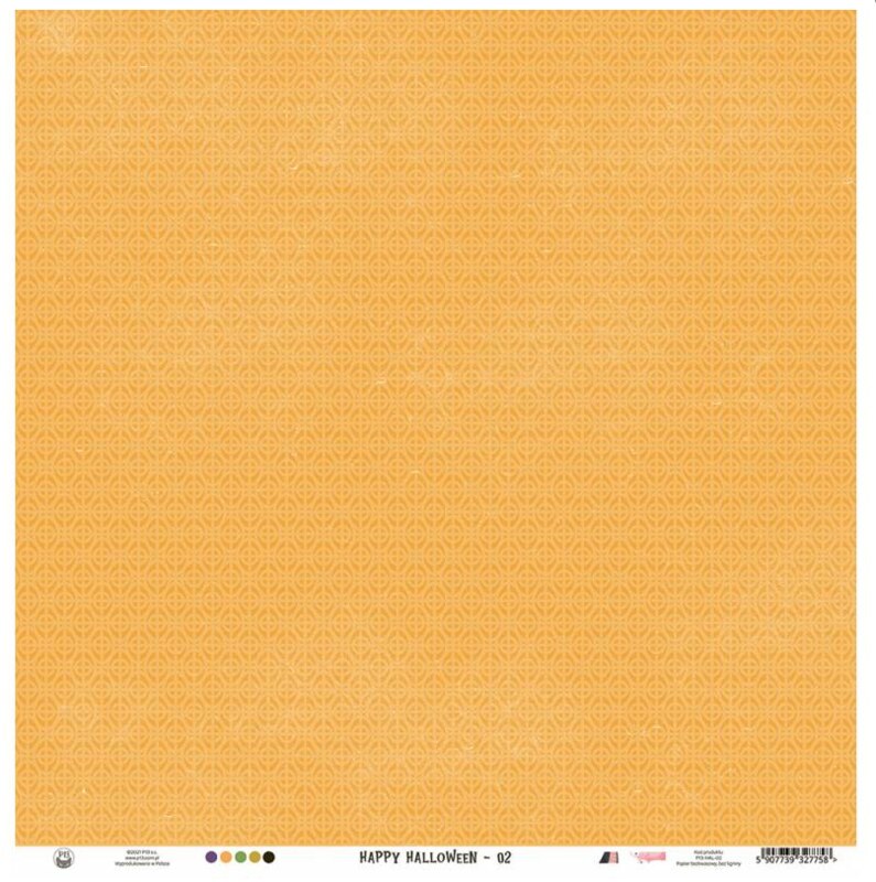 Potištěný papír 12x12" P13 Happy Halloween 2 - 1 list