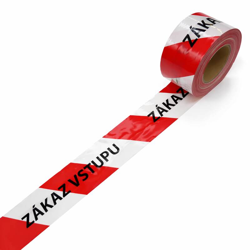 Vytyčovací páska ZÁKAZ VSTUPU - 80 mm x 250 m