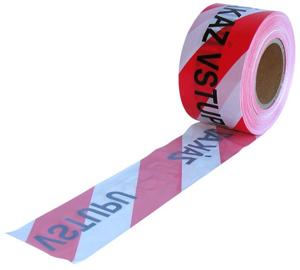 Vytyčovací páska ZÁKAZ VSTUPU - 80 mm x 250 m