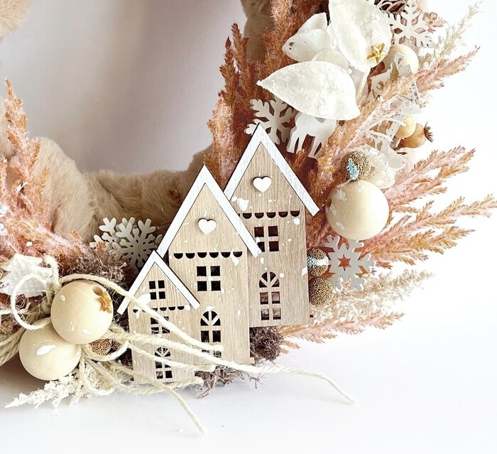 Dřevěné ozdoby - domky