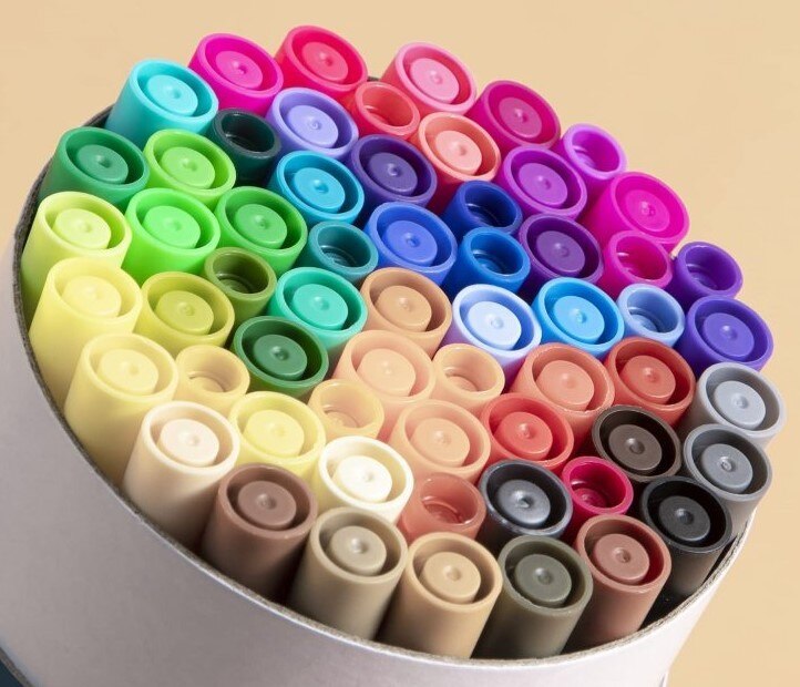 Akvarelové fixy s dvěma hroty OHUHU v dárkové krabičce