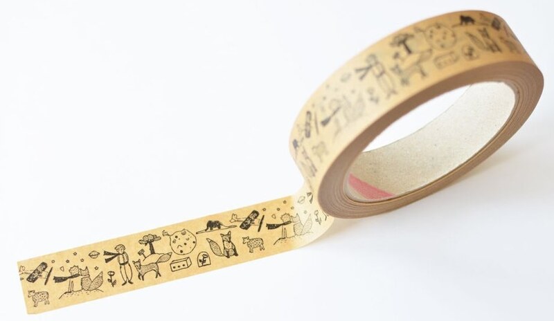 Hnědá papírová páska MANKAI - Malý princ