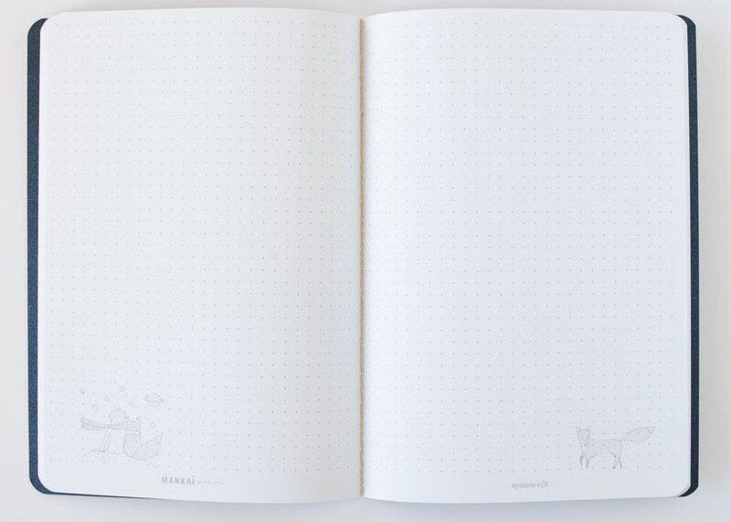 Designový sešit MANKAI A5 - Malý princ (zlatá ražba)