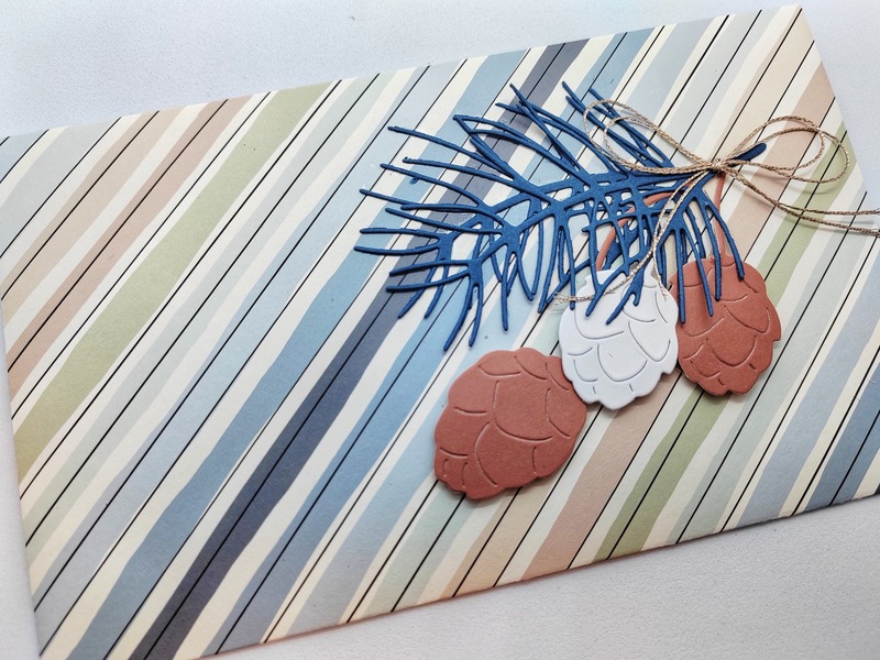 Dárková obálka - Šišky