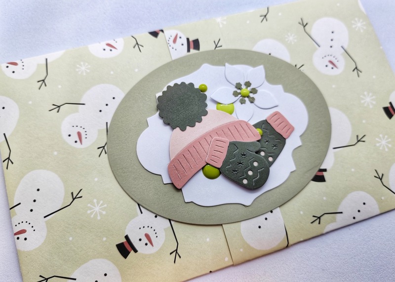 Dárková obálka - Sněhuláci