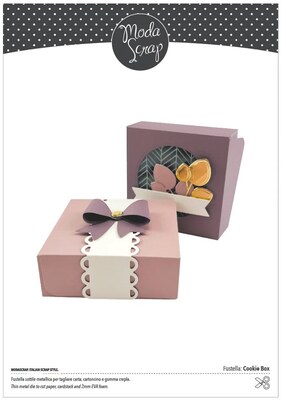 Vyřezávací šablony MODA SCRAP - "cookie" krabička - sada 9 ks